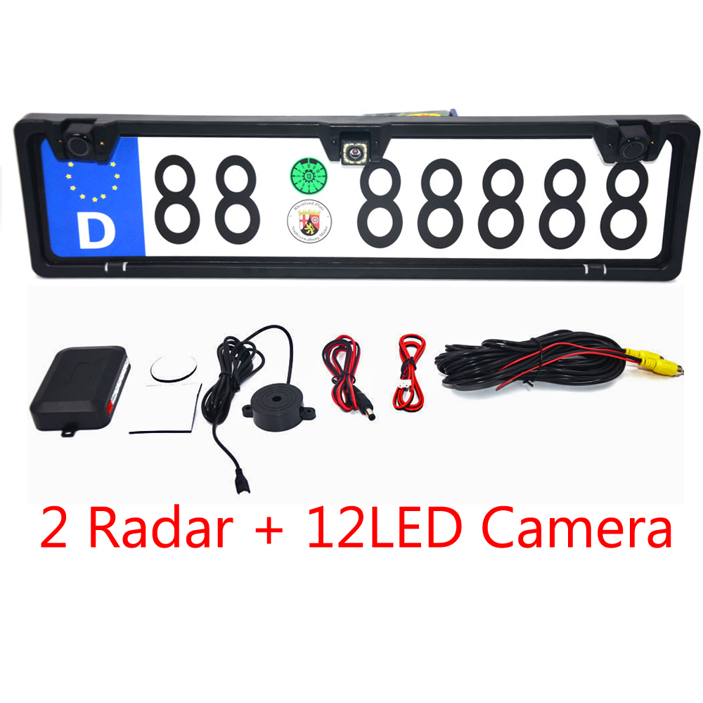 Infrared Obstacle Sensor - EU Europe car license plate frame