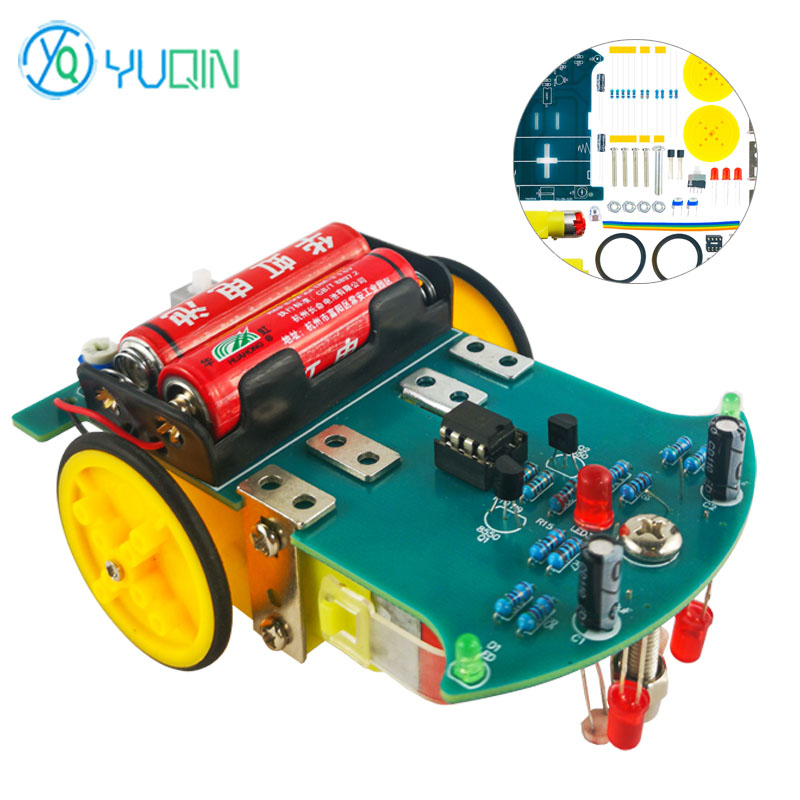 Line Follower Robot - D2-7 Smart Tracking Car Kit -