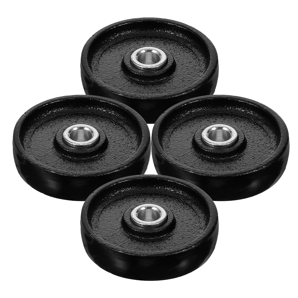 Caster Wheel - 4Pcs Jack Front Wheels Hydraulic Heavy