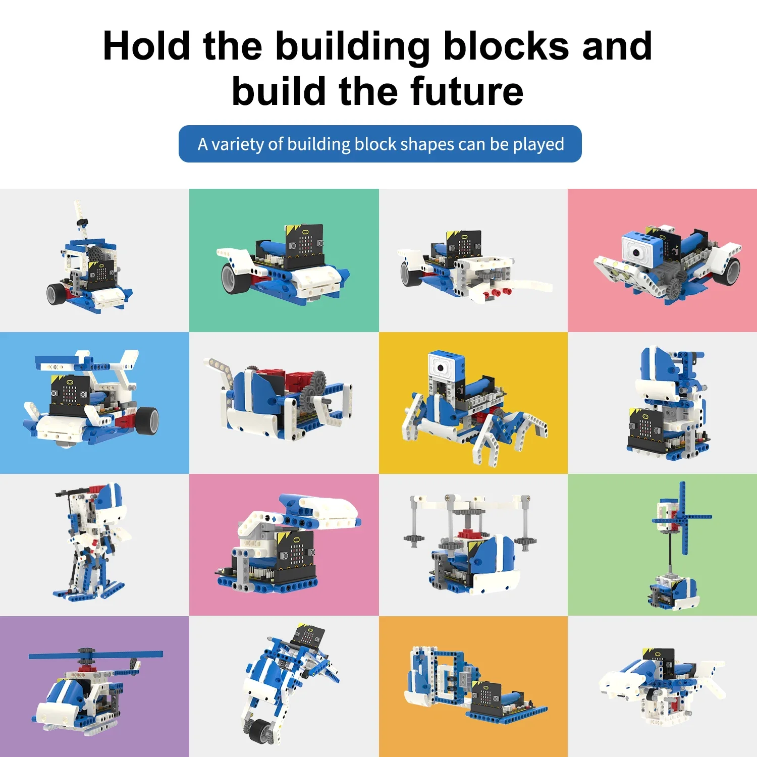BBC Microbit V2 Building Block - Microbit Robot ulasan dan harga