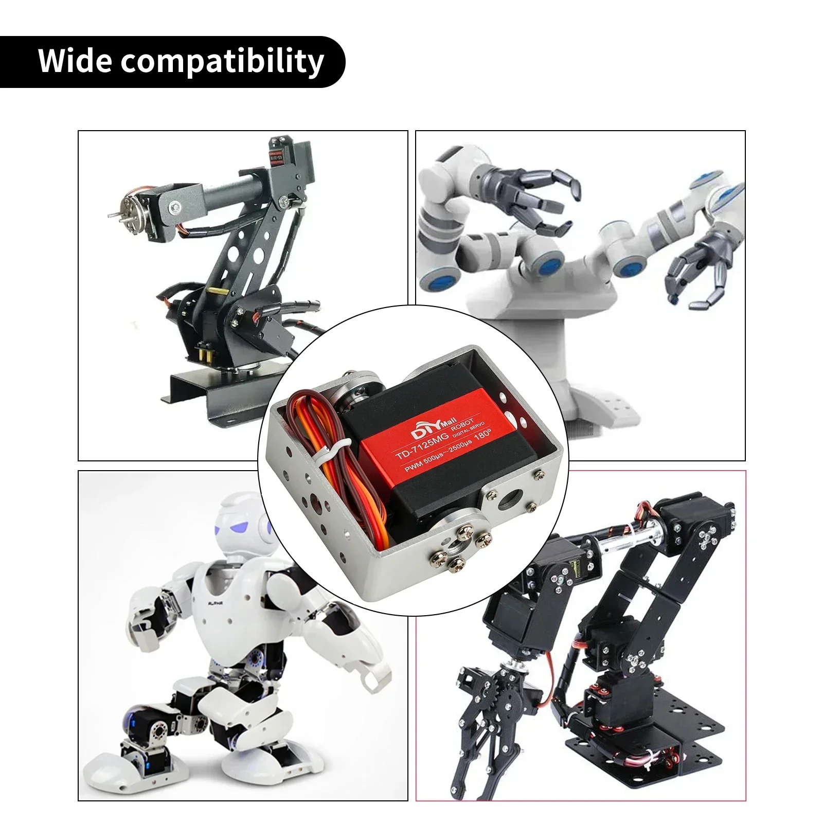 Digital Dual Shaft Servo 15kg  - Servo Bracket ulasan dan harga