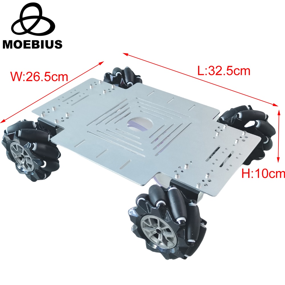 MOEBIUS 26KG Load 4WD Mecanum  - Arduino Robot ulasan dan harga