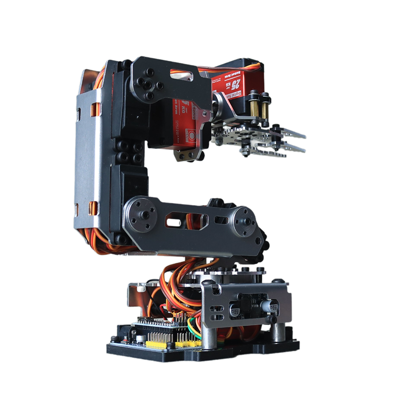 6 Axis Metal Robotic Arm Mobil - Robot Arm Kit ulasan dan harga