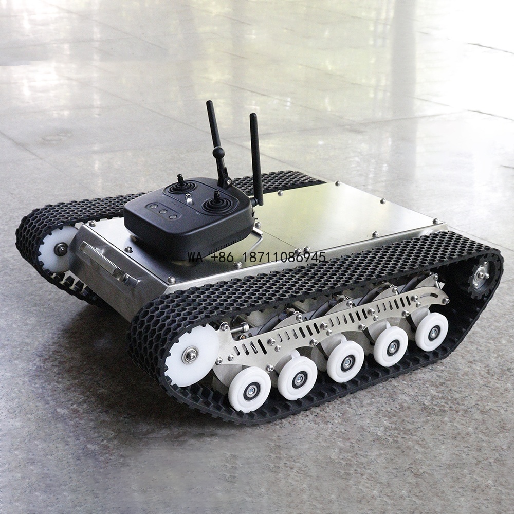 Rubber Track Robot Chassis Pla - Robot Track ulasan dan harga