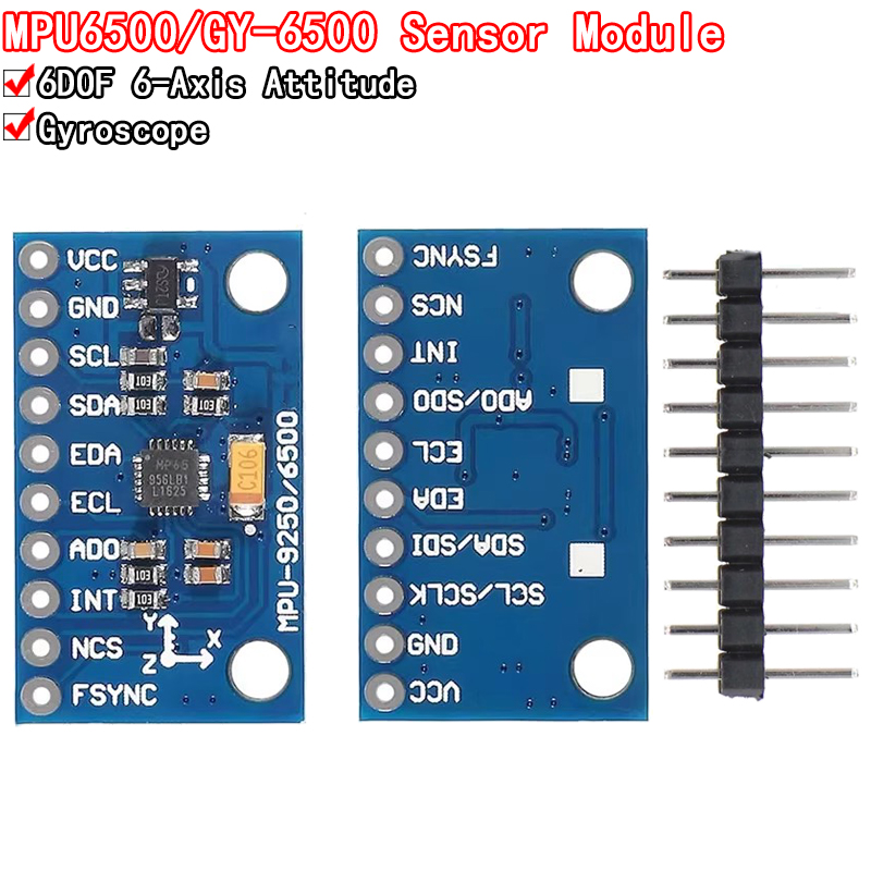 IIC I2C SPI MPU6500 MPU-6500 6 - Accelerometer Mpu6050 ulasan dan harga