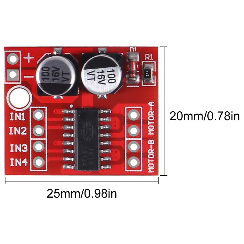 10PCS L298N Mini DC Motor Driv - L298N Module ulasan dan harga