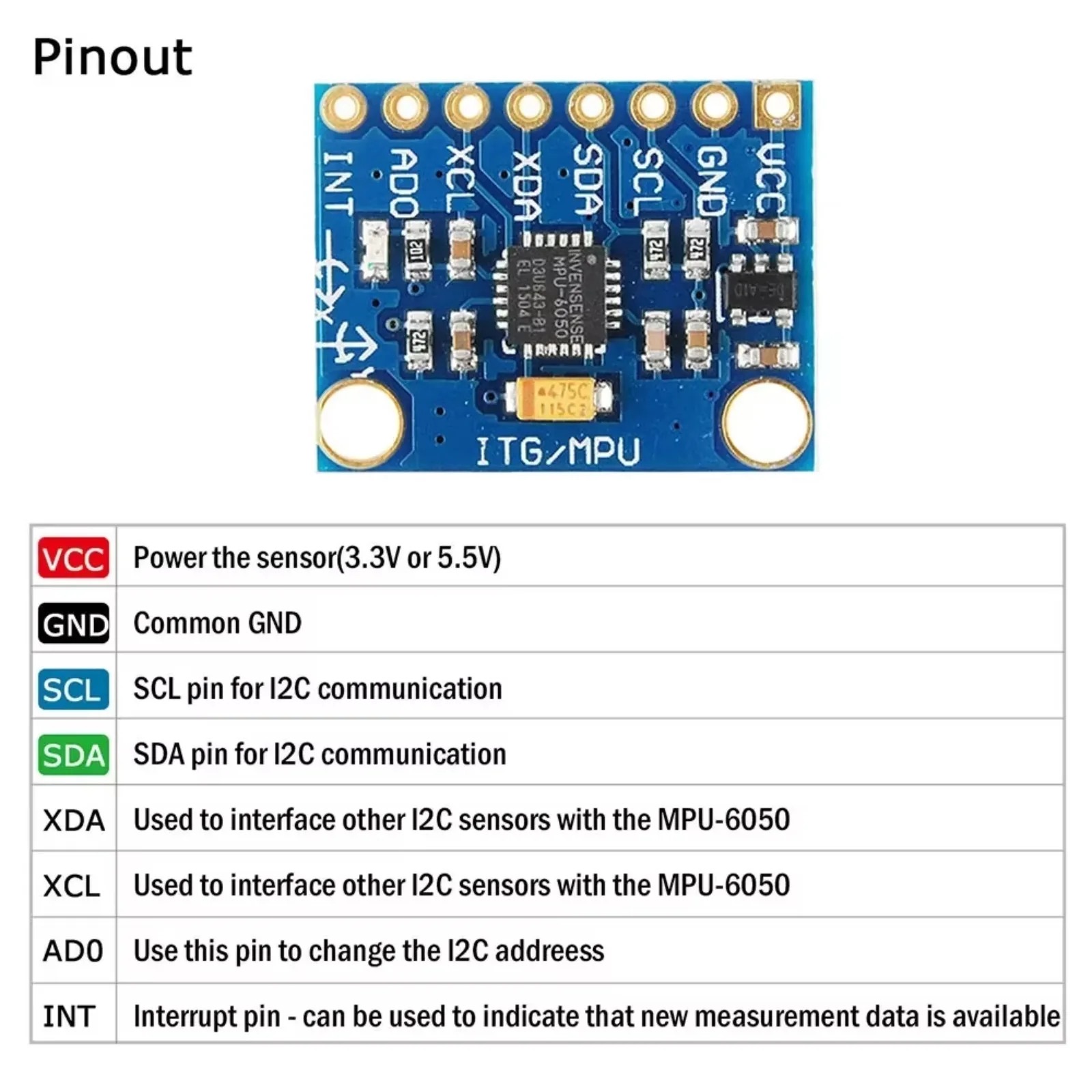 1/5/10pcs GY-521 MPU6050 3 Axi - Accelerometer Mpu6050 ulasan dan harga