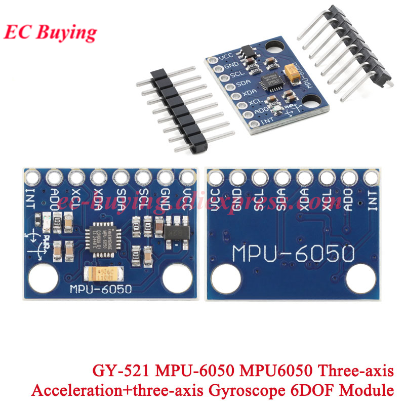 1-10Pcs GY-521 MPU-6050 MPU605 - Accelerometer Mpu6050 ulasan dan harga