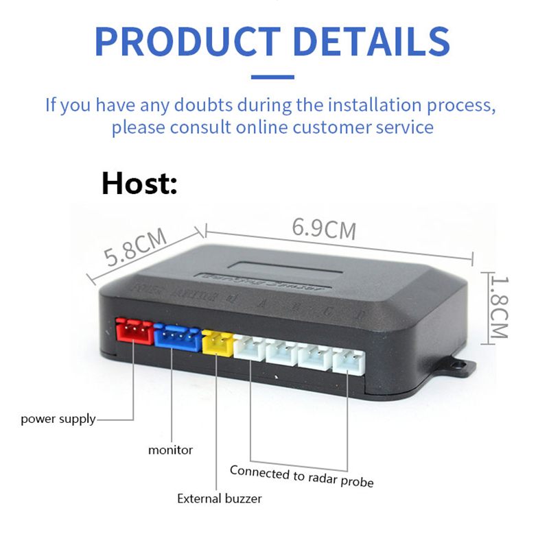 Car LED Digital Screen Parking - Infrared Obstacle Sensor ulasan dan harga