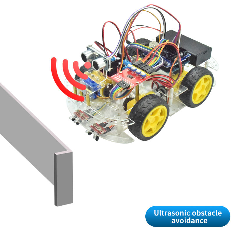 4WD Smart Robot Car Chassis Ki - Microbit Robot ulasan dan harga