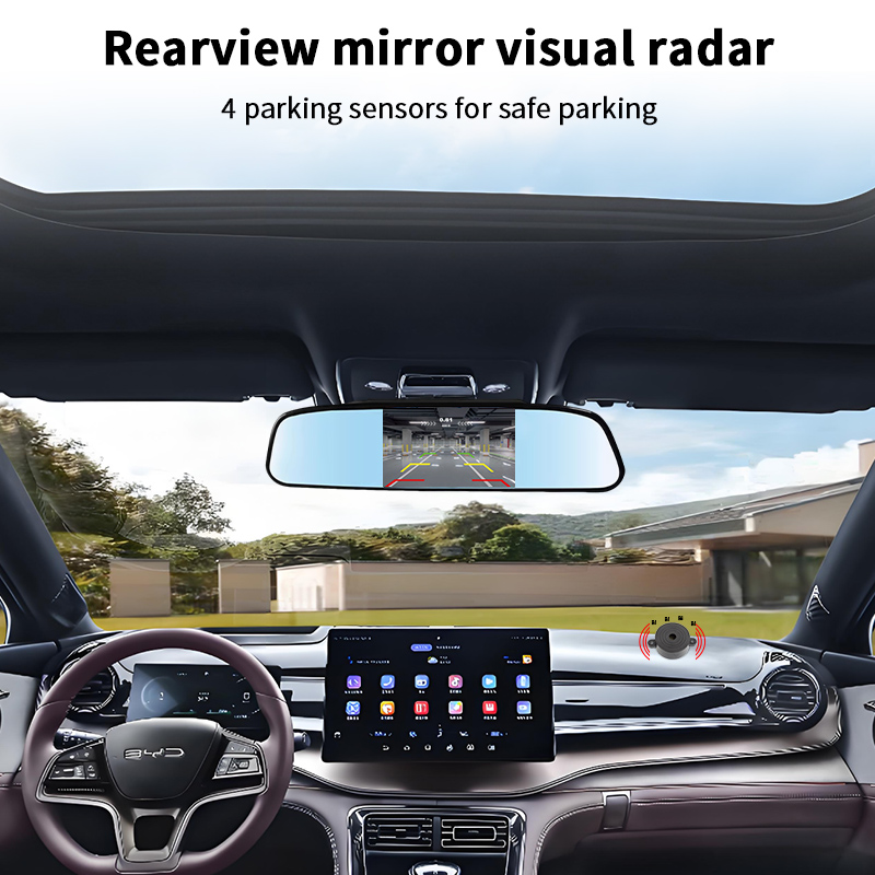 4.3 Inch Car Rearview Mirror R - Infrared Obstacle Sensor ulasan dan harga