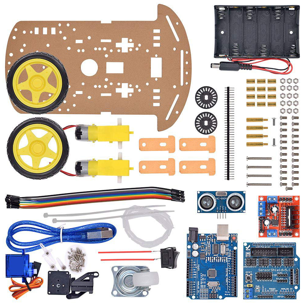 Modular Robot Car Chassis Kit  - Line Follower Robot ulasan dan harga