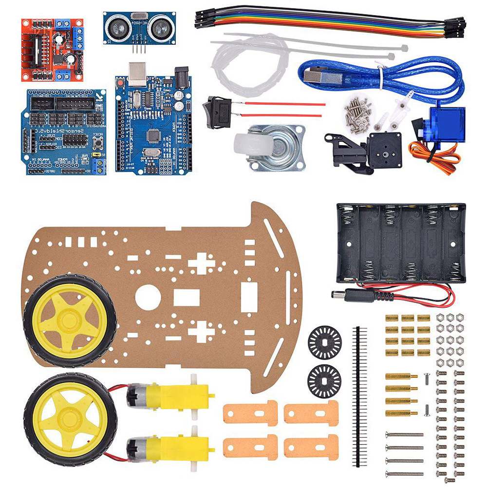 Modular Robot Car Chassis Kit  - Line Follower Robot ulasan dan harga