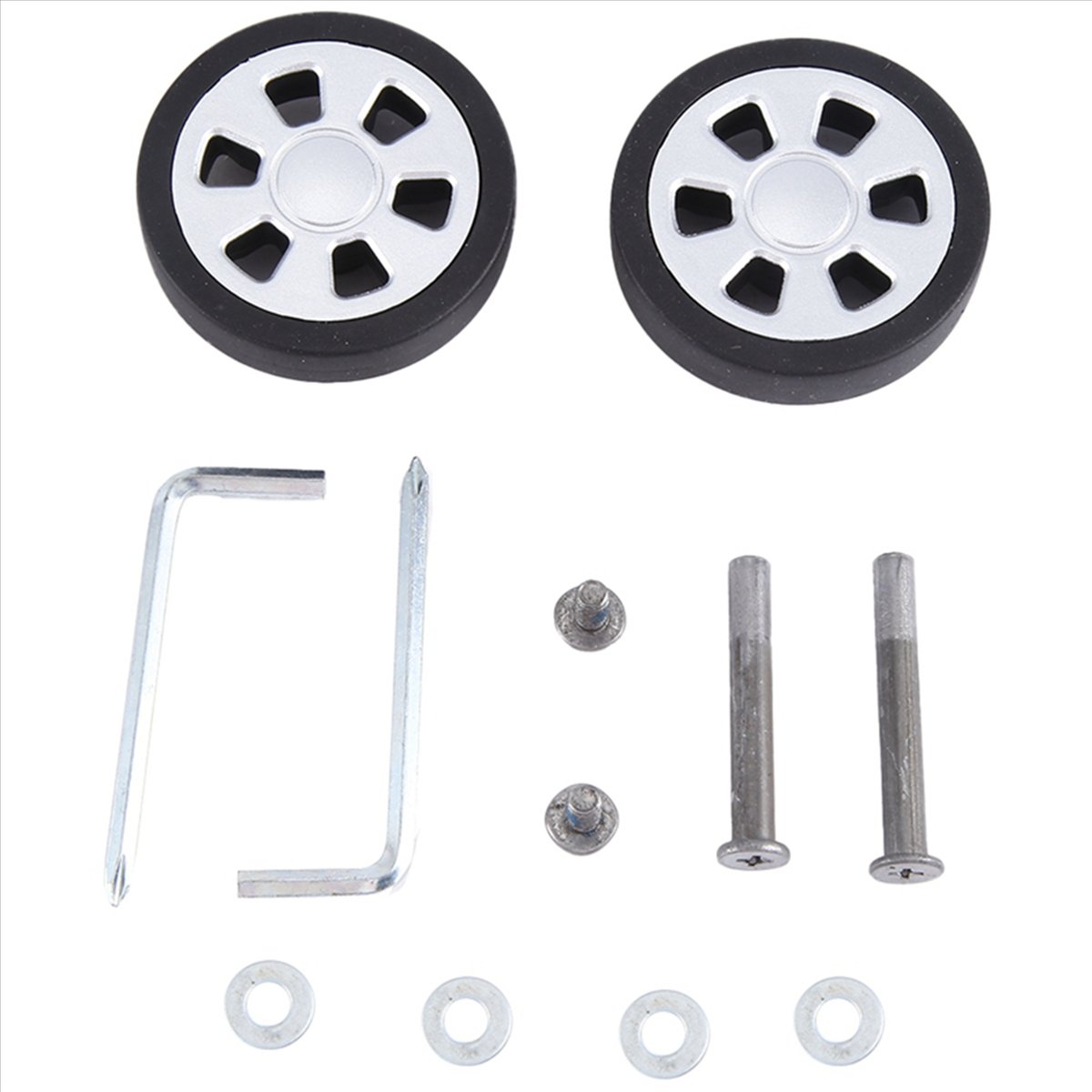 ABQR 55x13mm Set of 2 Luggage  - Caster Wheel ulasan dan harga