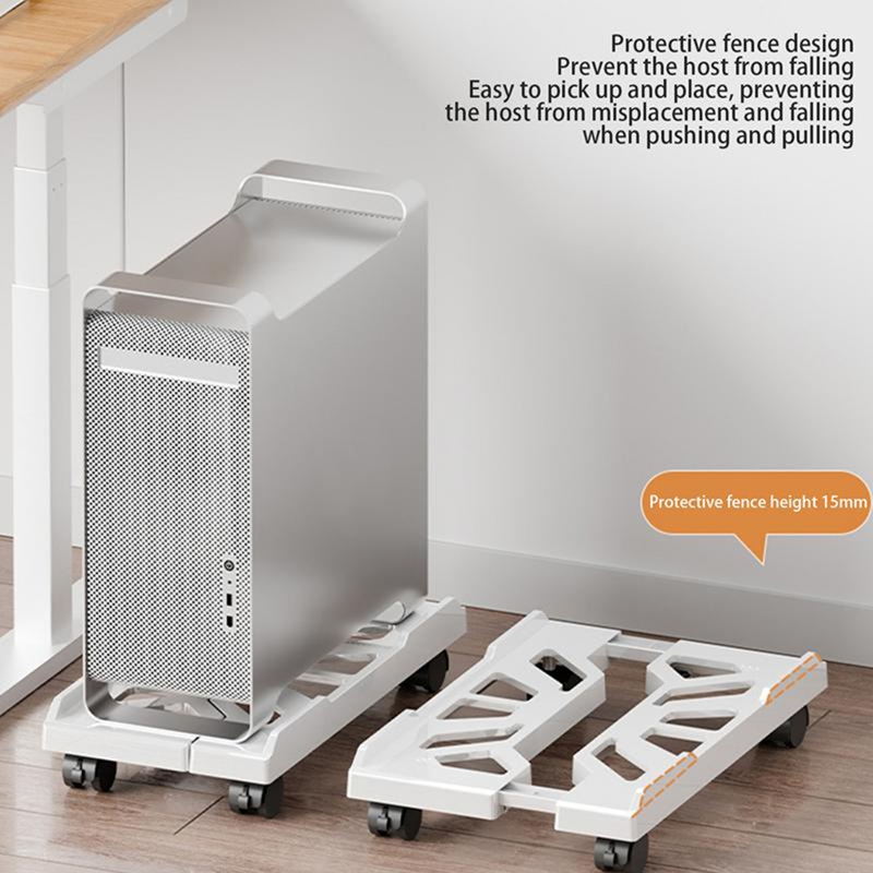 Computer Tower Stand Adjustabl - Caster Wheel ulasan dan harga