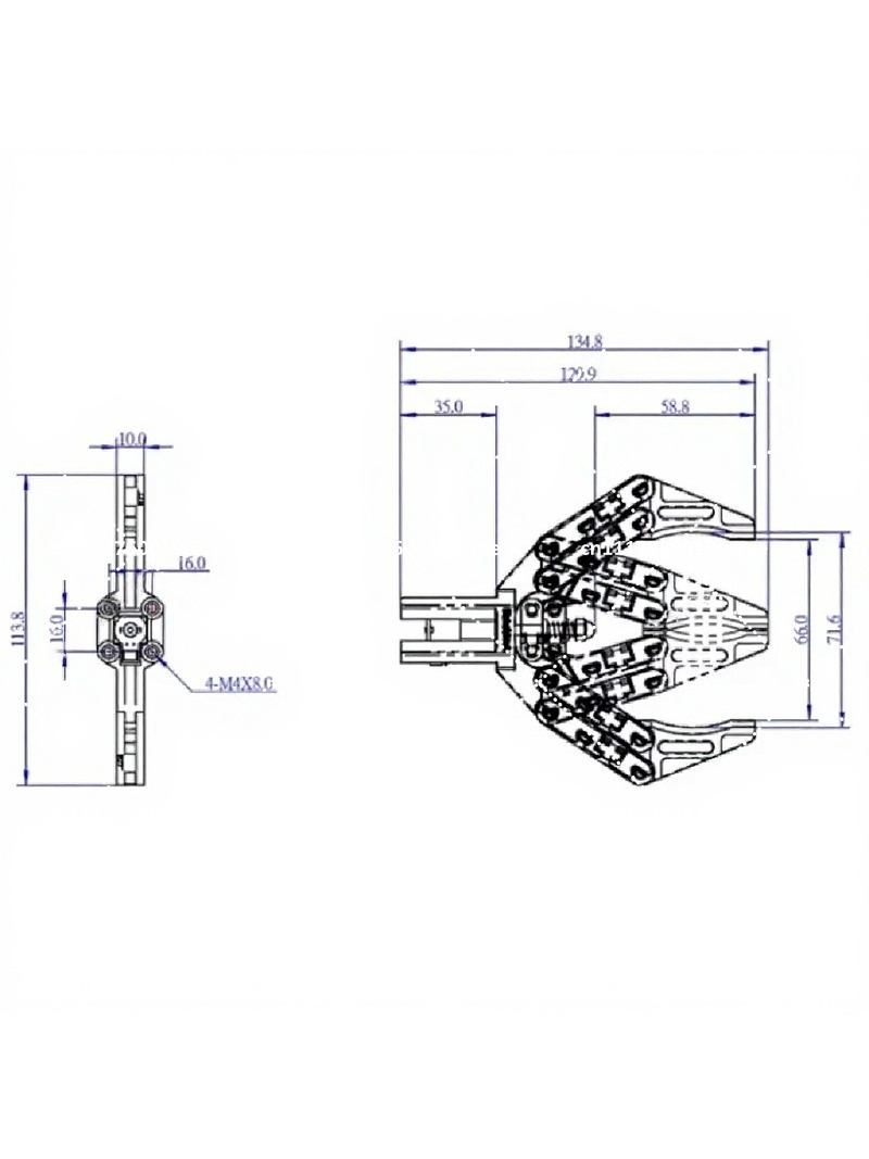 5V 12V DC Electric Robot Gripp - Robot Gripper Claw ulasan dan harga