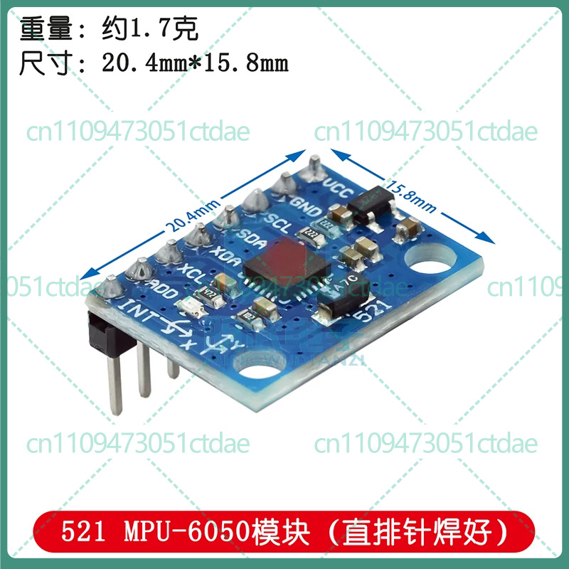5-25pcs For GY-521 MPU6050 6DO - Accelerometer Mpu6050 ulasan dan harga