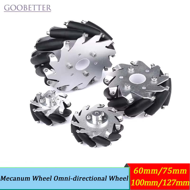 4pcs 60-127mm Mecanum Wheels O - Ros Robot ulasan dan harga