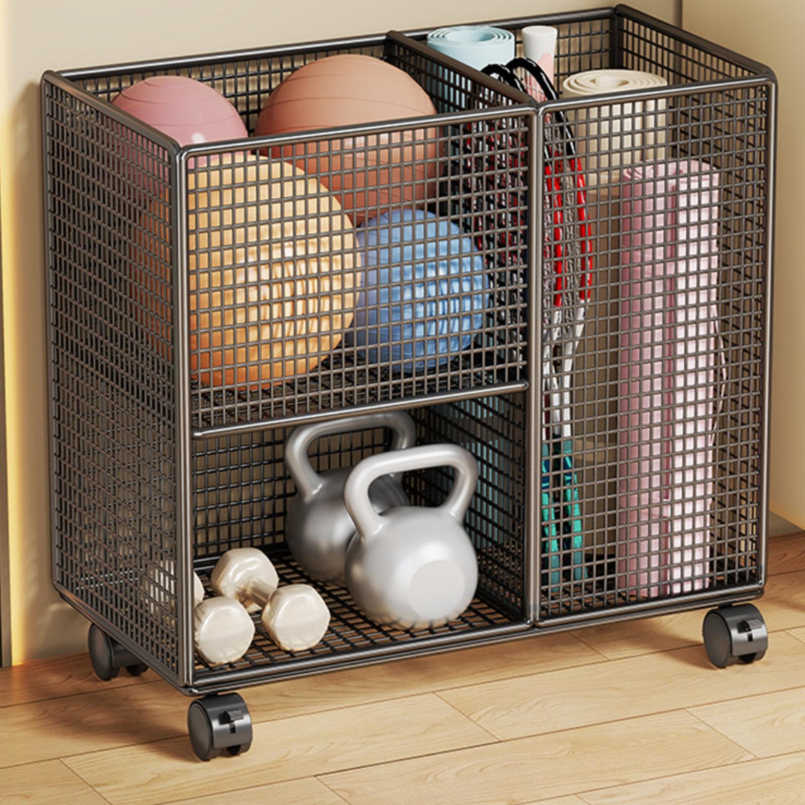 Fitness Storage Rack Two-Tier  - Caster Wheel ulasan dan harga