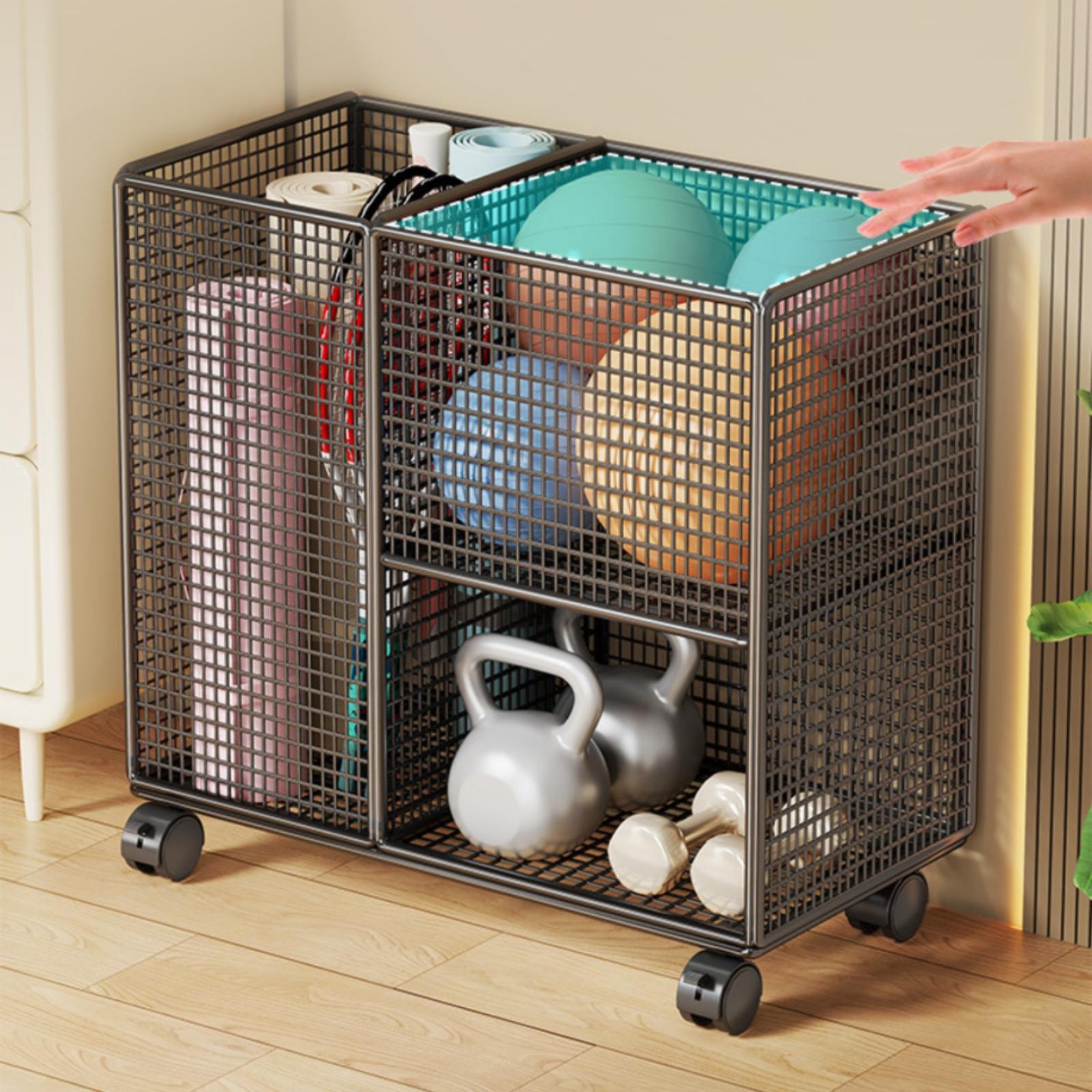 Fitness Storage Rack Two-Tier  - Caster Wheel ulasan dan harga