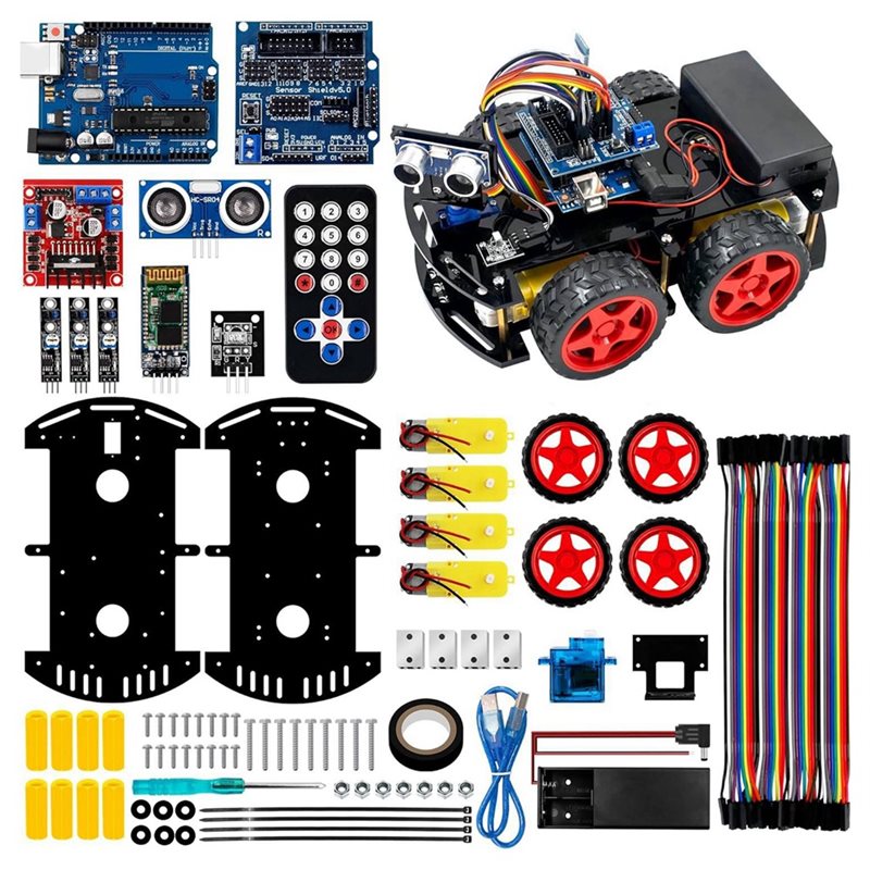 WOWFU-4WD Smart Robot Car Kit  - Arduino Robot ulasan dan harga