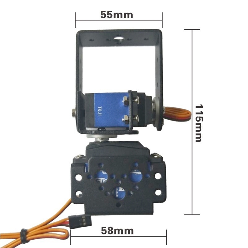 2 DOF Robotic Pan And Tilt Ser - Robot Arm Kit ulasan dan harga
