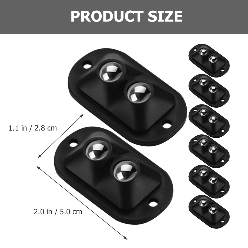 8Pcs Mini Caster Wheels Premiu - Caster Wheel ulasan dan harga