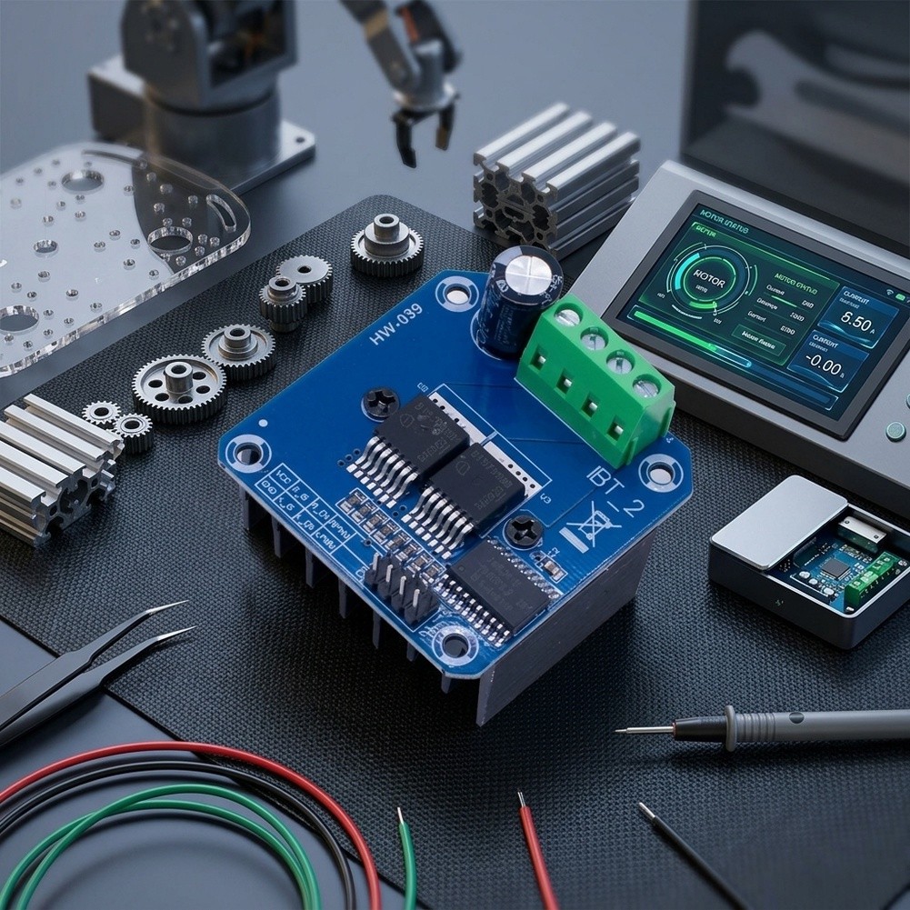 43A BTS7960 Dual H-Bridge Moto - Motor Driver Module ulasan dan harga