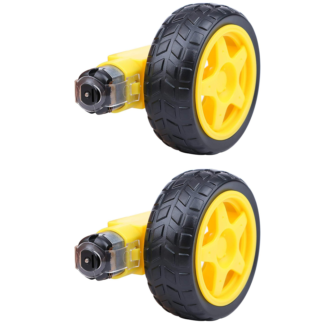 2PCS TT Motor with Leads, DC M - Microbit Robot ulasan dan harga