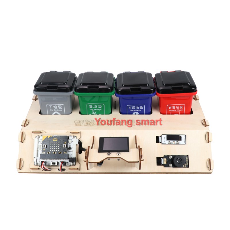 Waste Sorting Robot Kit AI Vis - Microbit ulasan dan harga